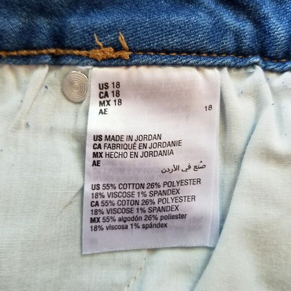 Charter Club Denim Jean Shorts Women's 18 Blue 38x10 - Picture 5 of 5